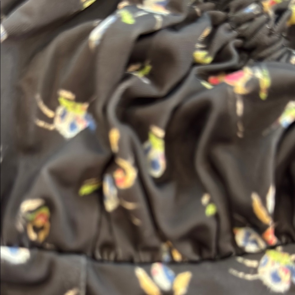 Urban Outfitters Black Ruffled Crop Top - Picture 5 of 7